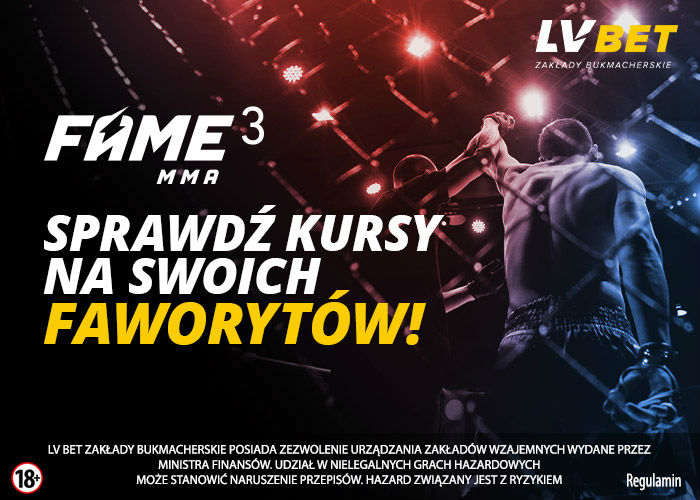 Gala Fame MMA - zakłady w LV BET
