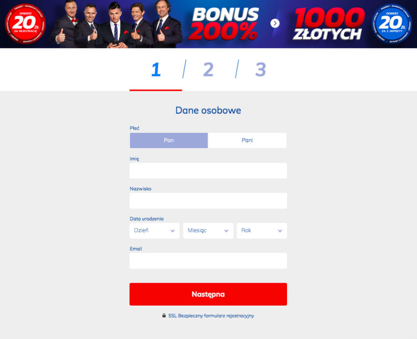 Rejestracja Etoto kod bonusowy