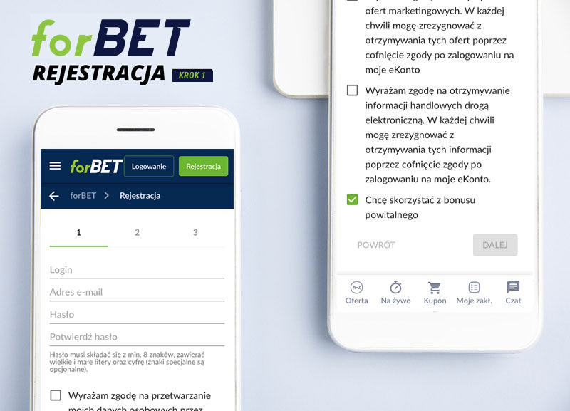 forBET rejestracja strona 1
