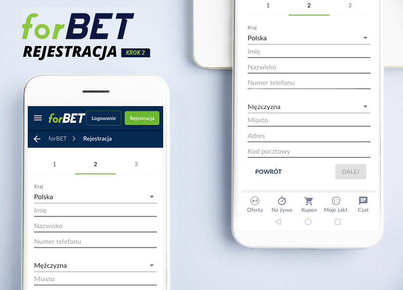 forBET rejestracja strona 2