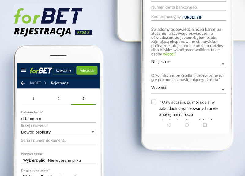 forBET rejestracja strona 3