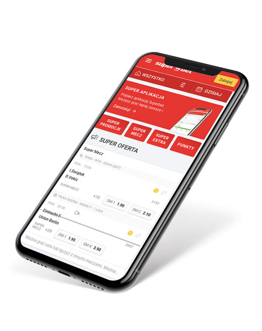 Aplikacja mobilna Superbet