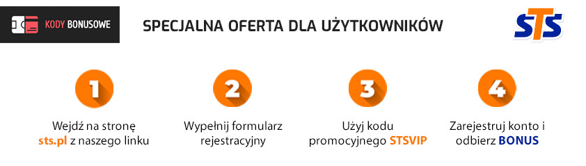 Rejestracja STS z kodem krok po kroku
