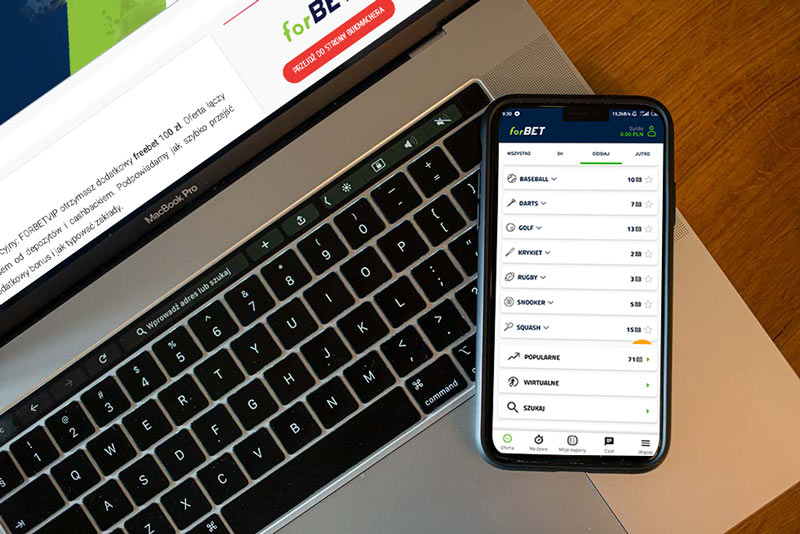 Zakłady bukmacherskie forBET oferta